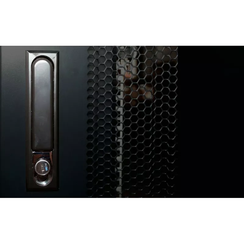 DSIT 19U Ελεύθερο ντουλάπι server 600x1000x860 mm με διάτρητες πόρτες, μαύρο