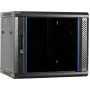 DSIT DS6409 9U Επιτοίχιο ντουλάπι server με γυάλινη πόρτα, 600x450x500 mm, Μαύρο