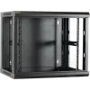 DSIT DS6409 9U Επιτοίχιο ντουλάπι server με γυάλινη πόρτα, 600x450x500 mm, Μαύρο