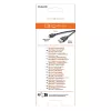 Vivanco VVITUSBAMICB10MK Καλώδιο USB 2.0 Type-A σε Micro-B, 1 m, Μαύρο