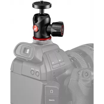 Manfrotto MH492LCD-BH Κεφαλή με Σφαίρα για Υποδοχή Flash Κάμερας, Μαύρο