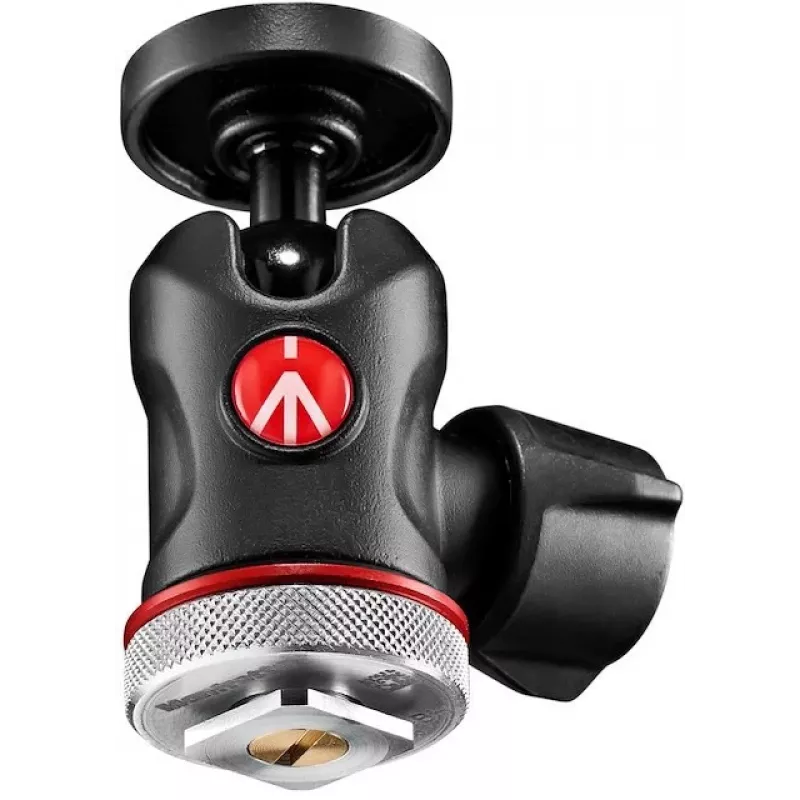 Manfrotto MH492LCD-BH Κεφαλή με Σφαίρα για Υποδοχή Flash Κάμερας, Μαύρο
