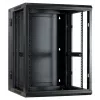 DSIT DS6615-DOUBLE Αμφίπλευρο Επιτοίχιο Ερμάριο Server με Γυάλινη Πόρτα, Πλάτος 600 mm