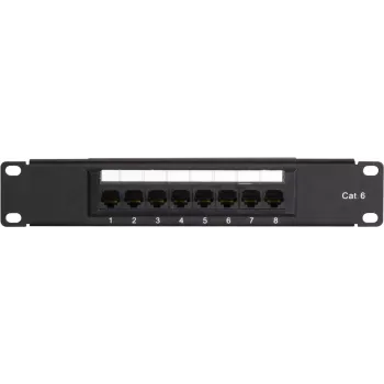 DSIT DS-10Patch6-8UTP 10 ιντσών 8 Θυρών UTP CAT 6 Patch Panel