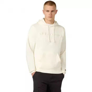 Champion Ανδρικό Φούτερ με Κουκούλα Κρεμ 220782 YS084 XL