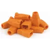 DSIT Danicom RJ45 Boot Πορτοκαλί, Συσκευασία 10 τεμ. – Ανακούφιση Καλωδίου χωρίς Άγκιστρα για Καλώδια Ethernet