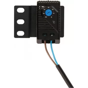DSIT DS-Therm Διμεταλλικός Θερμοστάτης για Έλεγχο Ανεμιστήρα, 0-60°C, Ράγα DIN, Επαφή NO