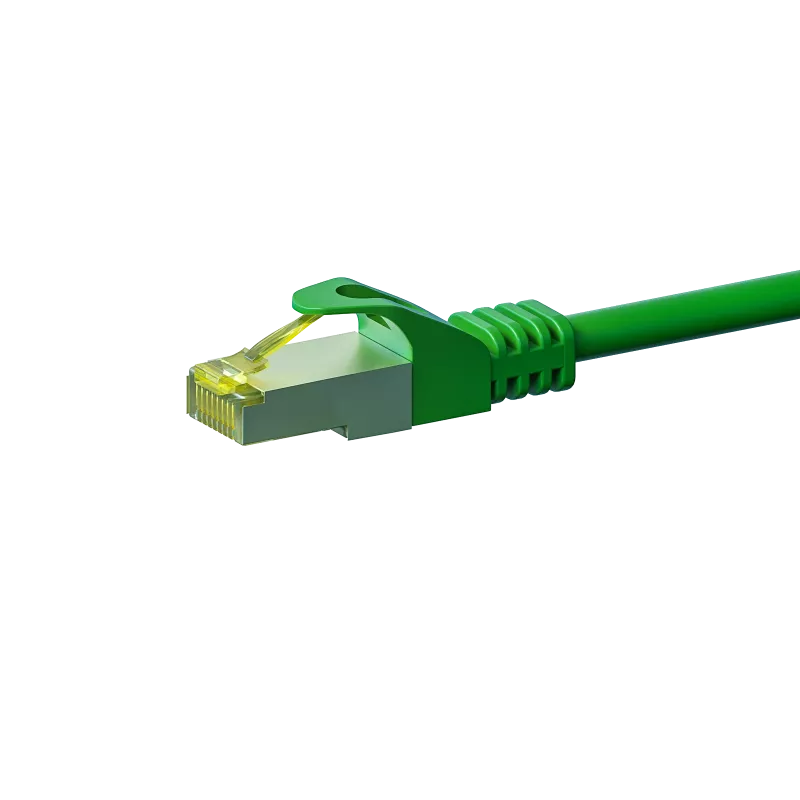 DSIT Cat.7 S/FTP PiMF RJ45 καλώδιο patch, πράσινο, 1,5 m