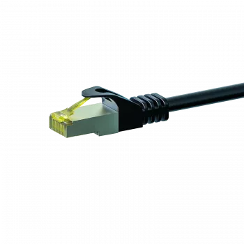 DSIT RJ45 καλώδιο δικτύου S/FTP (PiMF) με καλώδιο Cat.7, μαύρο, 15m (DC-70-150)