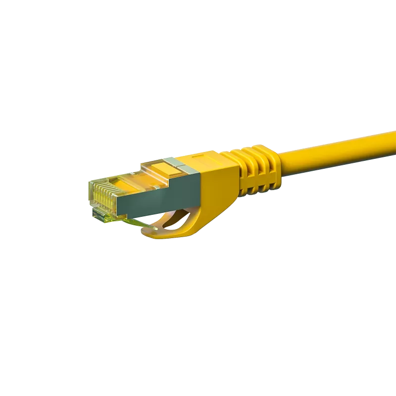 DSIT Cat.7 S/FTP PiMF καλώδιο δικτύου patch, RJ45, κίτρινο, 20m