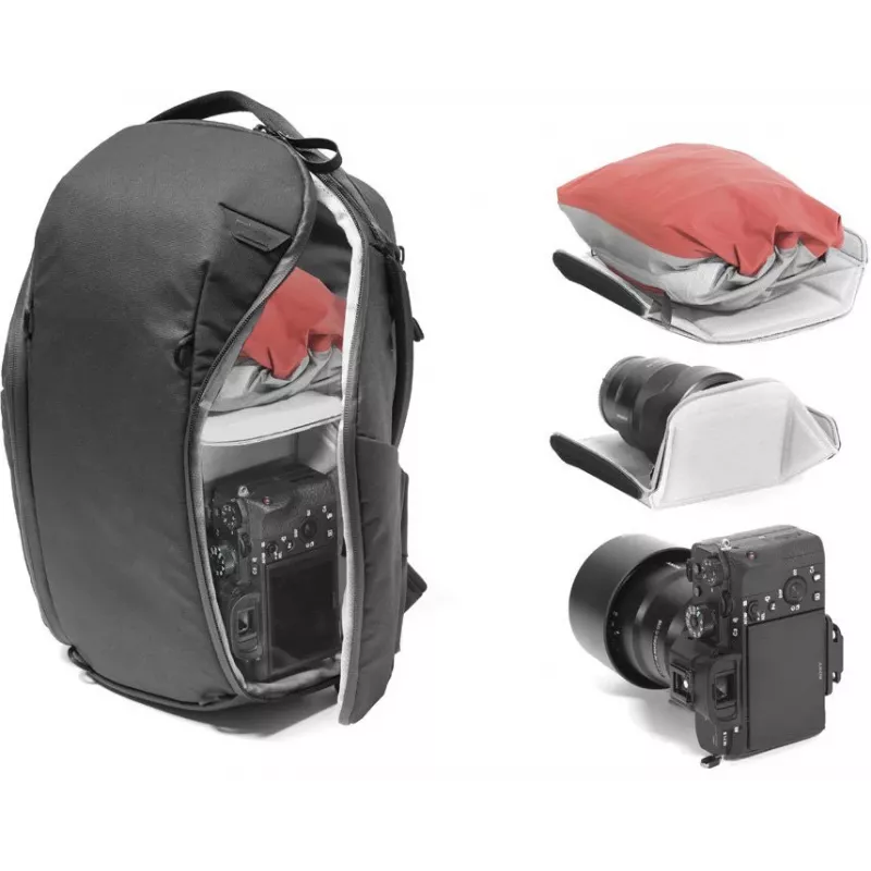 Peak Design Everyday Backpack Zip 15L μαύρο BEDBZ-15-BK-2