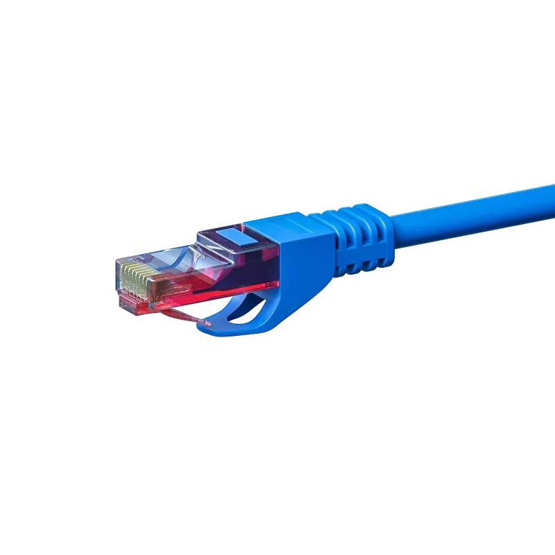 DSIT CAT6 Καλώδιο Δικτύου Ethernet Patch 7,5 m Μπλε U/UTP 100% Χαλκός RJ45