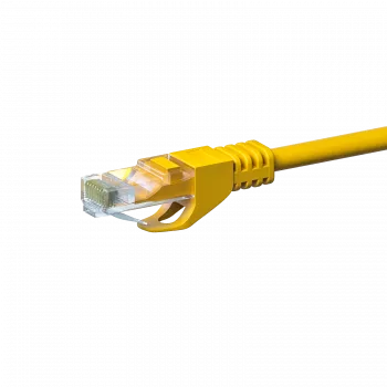 DSIT CAT5e καλώδιο δικτύου, U/UTP, 0,50 m, κίτρινο, 100% χαλκός