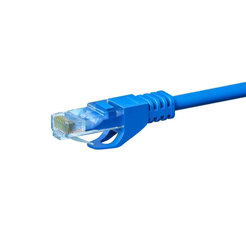 DSIT CAT5e U/UTP καλώδιο δικτύου, 2m, μπλε, 100% χαλκός (DC-54-020)