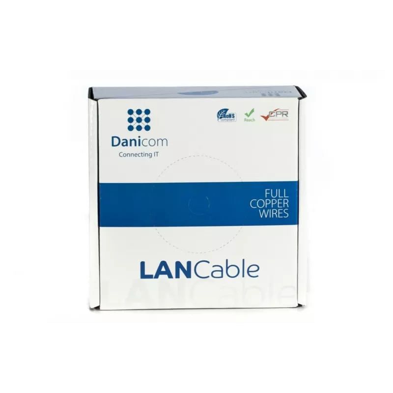 DSIT DANICOM CAT5E FTP 100m εύκαμπτο καλώδιο δικτύου PVC (Fca) - DC-FTP5E-100-FCA