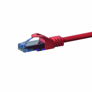 DSIT CAT6a U/UTP 100% χαλκός καλώδιο δικτύου patch, 0,15 m, κόκκινο (DC-U6A5-001)