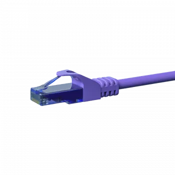 DSIT CAT6a καλώδιο δικτύου 100% χαλκός - U/UTP - 0,15 m - μωβ (DC-U6A8-001)