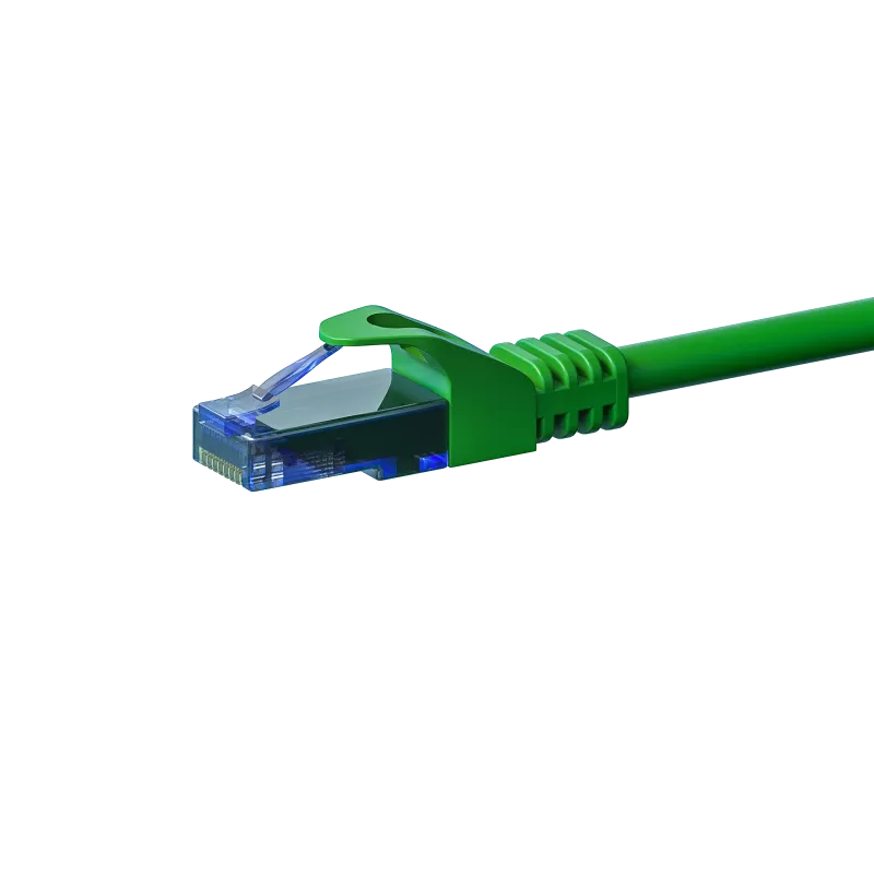 DSIT CAT6a U/UTP 100% χαλκός καλώδιο patch 0,5 m πράσινο