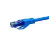 DSIT CAT6a U/UTP 100% χαλκός καλώδιο Ethernet patch, 3m, μπλε, RJ45, 10 Gbps, 500 MHz