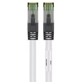 DSIT RJ45 καλώδιο δικτύου S/FTP PiMF CAT 8 λευκό 0,25m