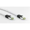 DSIT RJ45 καλώδιο δικτύου S/FTP PiMF CAT 8 λευκό 0,25m