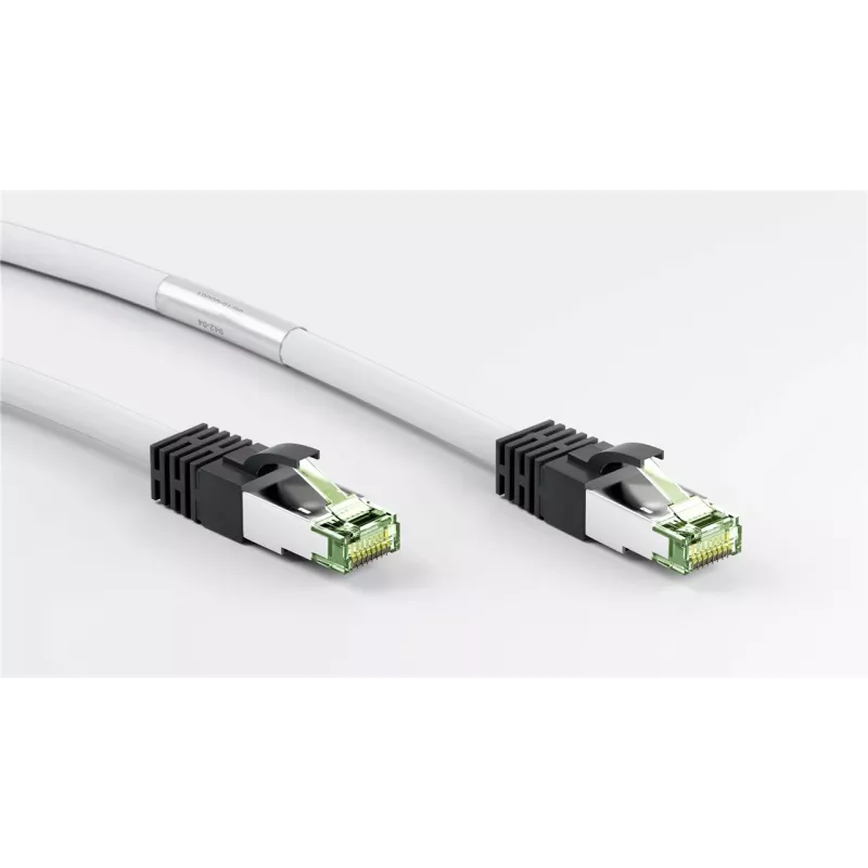 DSIT RJ45 καλώδιο δικτύου S/FTP PiMF CAT 8 λευκό 0,25m