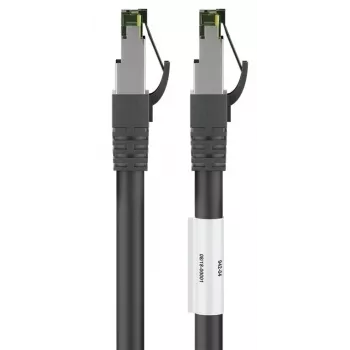 DSIT Cat8 S/FTP PiMF καλώδιο δικτύου patch RJ45, 0,5 m, μαύρο, 40 Gbit/s