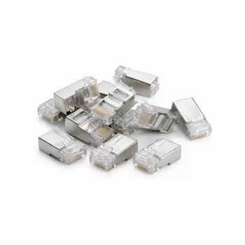 DSIT FTP RJ45 βύσμα δικτύου CAT6 για εύκαμπτα καλώδια - 10 τεμ.