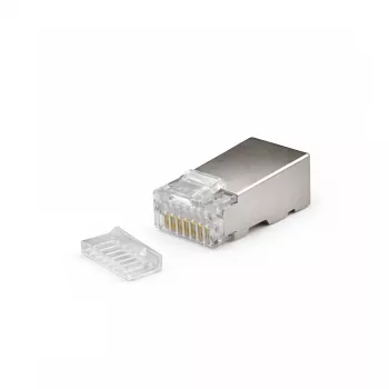 DSIT FTP RJ45 βύσμα δικτύου CAT6 για εύκαμπτα καλώδια - 10 τεμ.