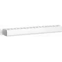 DSIT Οριζόντιο πάνελ διαχείρισης καλωδίων 19 inch 1U με κάλυμμα, λευκό (DS-1902-W)