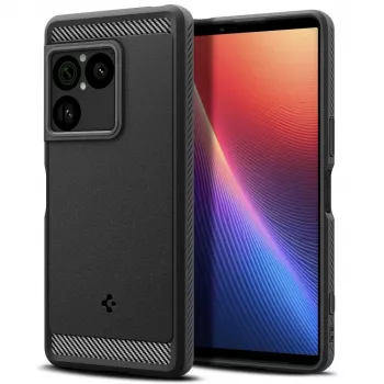 SPIGEN Rugged Armor Θήκη για Sony Xperia 1 VIII, μαύρο ματ, ACS11315