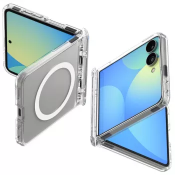 SPIGEN Ultra Hybrid Pro MagSafe Galaxy Z Flip8 Διάφανο/Λευκό