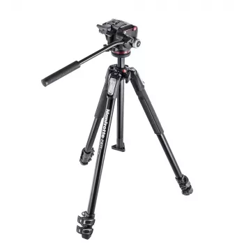Manfrotto MK190X3-2W Αλουμινένιο Τρίποδο με XPRO-Fluid Κεφαλή