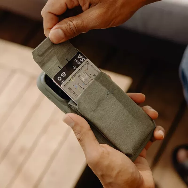 Πορτοφόλι με βάση Peak Design Mobile, φασκόμηλο (M-WA-AB-SG-1)