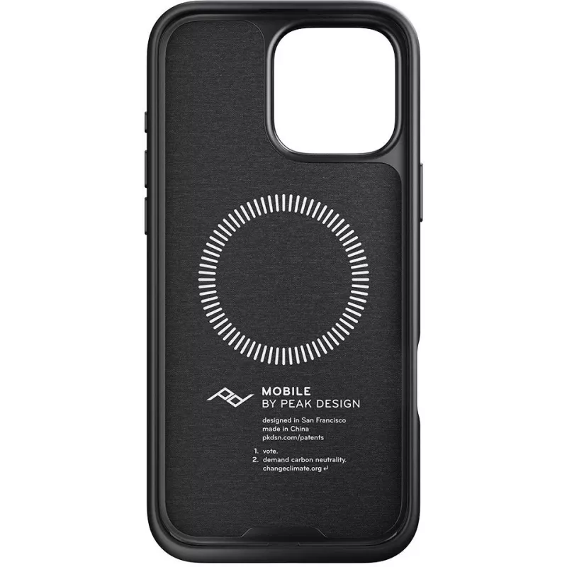 Θήκη με θηλιά Peak Design Mobile Everyday για Apple iPhone 16 Pro Max, ανθρακί (M-LC-BV-CH-1)