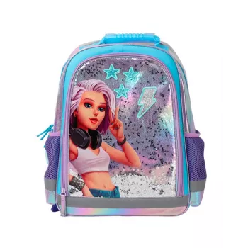 KIDS Wow Holo Ολογραφικό Σακίδιο Πλάτης Σχολικό 14L A4 Κορίτσι Ιριδίζον