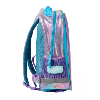 KIDS Wow Holo Ολογραφικό Σακίδιο Πλάτης Σχολικό 14L A4 Κορίτσι Ιριδίζον