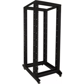 DSIT 32U 19 inch ελεύθερο rack διακομιστή με ρόδες, 600x800x1600 mm, μαύρο, ασυναρμολόγητο