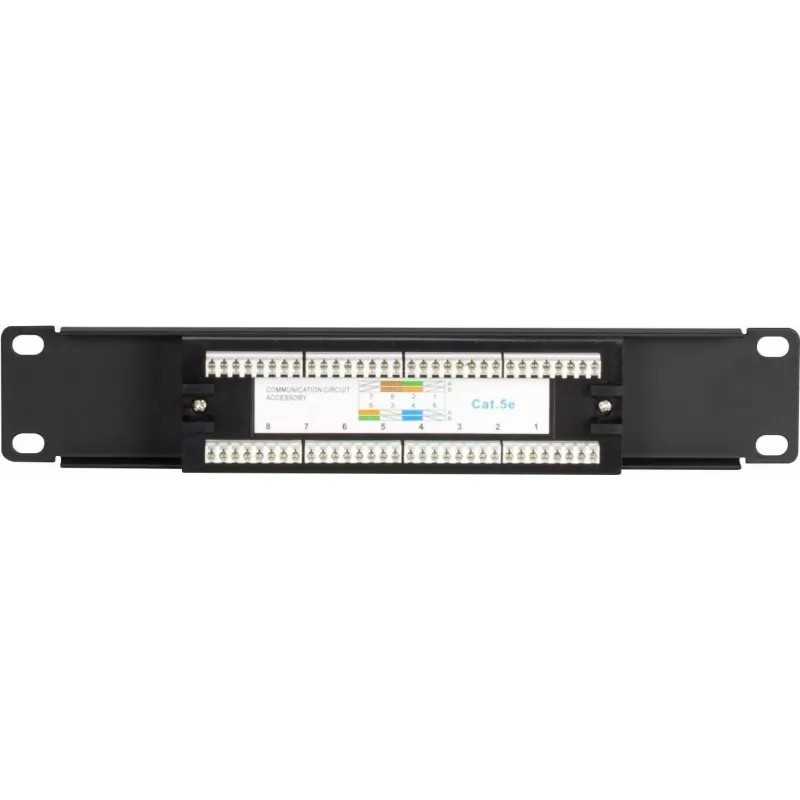 DSIT DS-10Patch5-8UTP 10 inch 8-port UTP CAT 5e patch panel