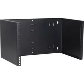 DSIT 6U 19 inch επιτοίχιο σταθερό πλαίσιο, βάθος 300 mm, μαύρο (DS-WMB6-M)