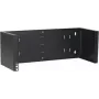 DSIT 4U 19 inch επιτοίχιο σταθερό πλαίσιο, βάθος 180 mm, μαύρο (DS-WMB4-S)