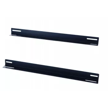 DSIT 19 inch ράγες rack για επιτοίχια ντουλάπια βάθους 450 mm (σετ 2, μαύρο, χάλυβας)