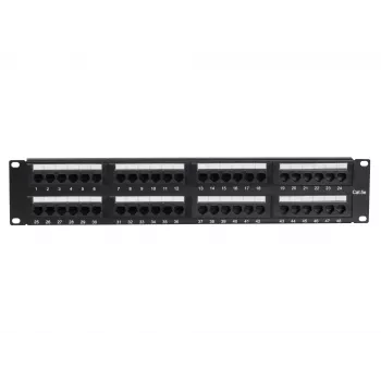 DS-IT CAT 5e UTP patch panel δικτύου, 19 inch, 48-port (DS-Patch5-48UTP)