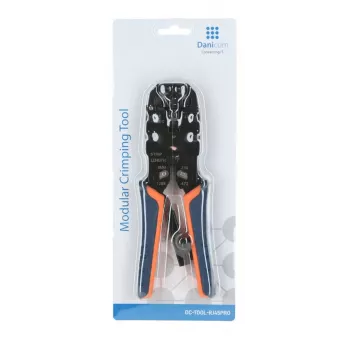 DSIT DC-TOOL-RJ45PRO επαγγελματικό εργαλείο πρέσας για βύσματα RJ45 με κόφτη καλωδίων και απογυμνωτή