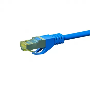 DSIT Cat.7 S/FTP καλώδιο δικτύου, βύσμα RJ45 σε βύσμα RJ45, μπλε, 7,5 m