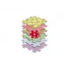 MUFFIK ορθοπεδικό χαλάκι αισθητηριακό σετ 6-in-1 Baby Pastel – 6 κομμάτια puzzle