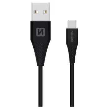 Swissten USB-A σε USB-C 3.1 Gen 1 καλώδιο 1,5 m μαύρο