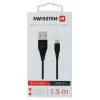 Swissten USB-A σε USB-C 3.1 Gen 1 καλώδιο 1,5 m μαύρο