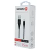 Swissten USB-A σε USB-C 3.1 Gen 1 καλώδιο 1,5 m μαύρο