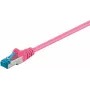 DSIT CAT 6a S/FTP LSOH Καλώδιο Patch 0,25 m Ροζ